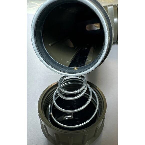 Fulton Flashlight MX991/U Right Angle Flashlight Green Vintage Military - Picture 8 of 8